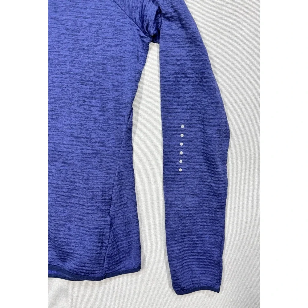 Nike Running Womens Thermal Shirt Sz M Sweater Purple Thumbholes Dri-FIT